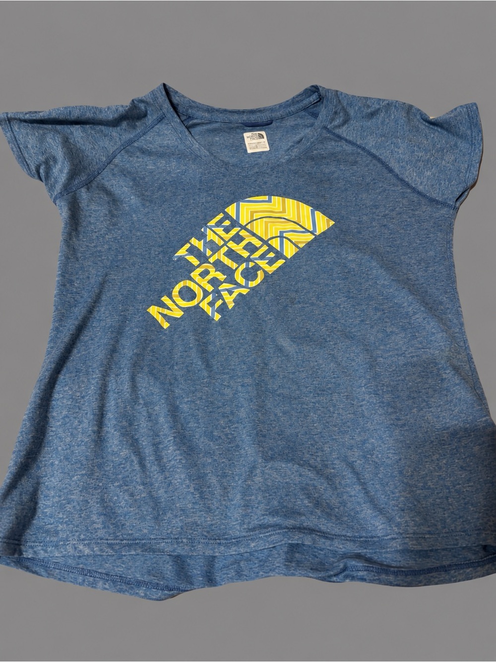 The North Face Women’sBlue Short-Sleeve Logo Tee
